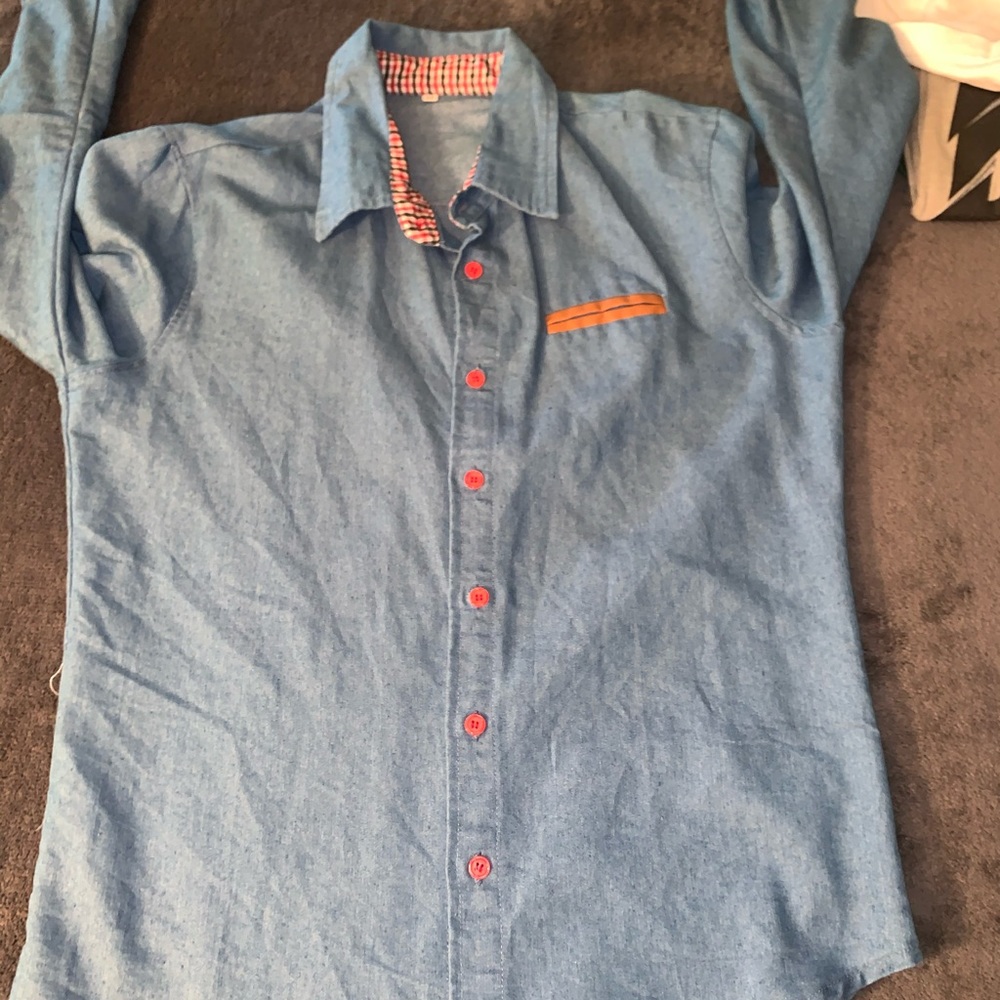 Jeans button down shirt